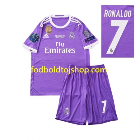Real Madrid Cristiano Ronaldo 7 2016 Retro Børn Udebane trøje S/S